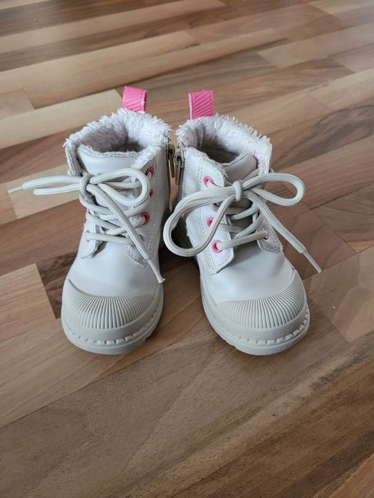 Buty zimowe dla dziewczynki r.23