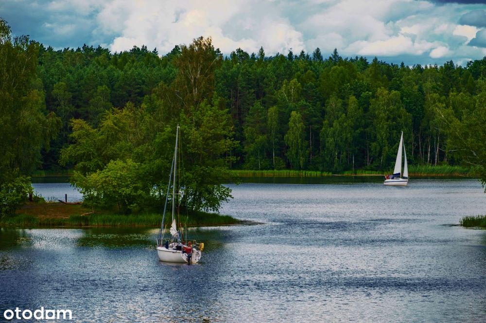 Działka nad Jeziorem Dołgie| las | natura - BUDOWLANA