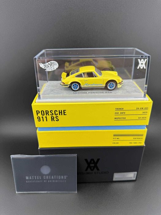 Hot Wheels x Daniel Arsham 1973 Porsche 911 RSA RLC Gdynia