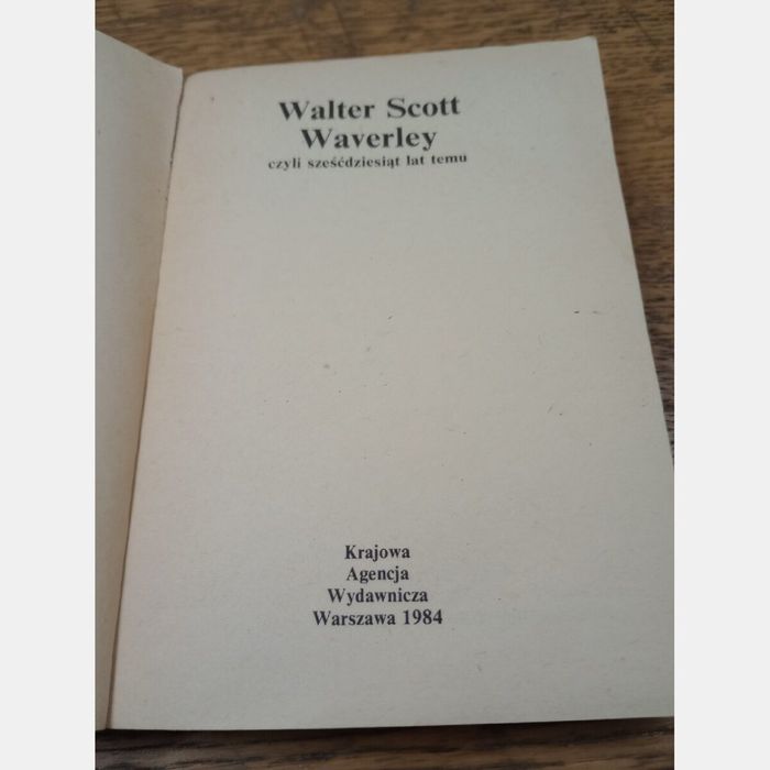 Waverley. Walter Scott