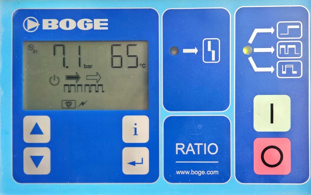 Sprężarka powietrza Boge S 15 350L/ Kompresor 11kW 8Bar 10Bar NoweFilt