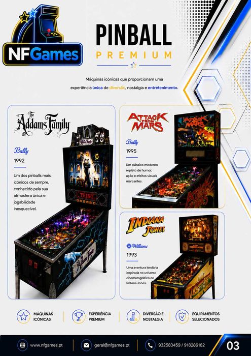 Aluguer Pinball, Sega Rally, Matraquilhos, Setas, Martelo e Arcades para Eventos | Porto