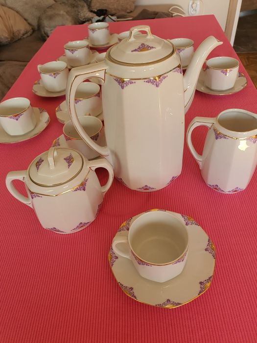 Serwis kawowy Weimar porcelanowy komplet