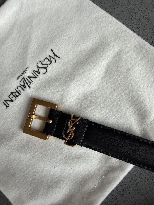 YSL pasek  czarny 95 cm
