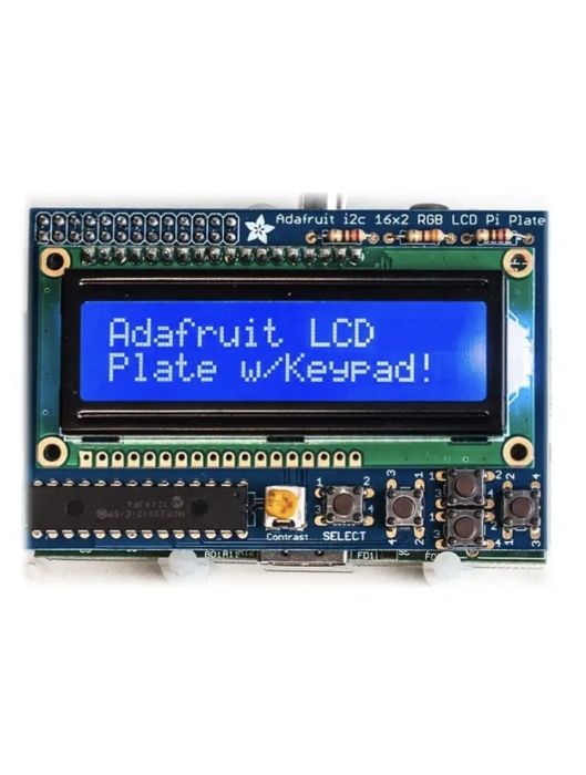 Wyświetlacz Adafruit 16x2 LCD Pi Plate do Raspberry PI