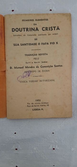 Primeiros elementos da doutrina cristã de 1952