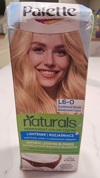 Palette Naturals Farba do Włosów L6-0 Skandynawski Blond