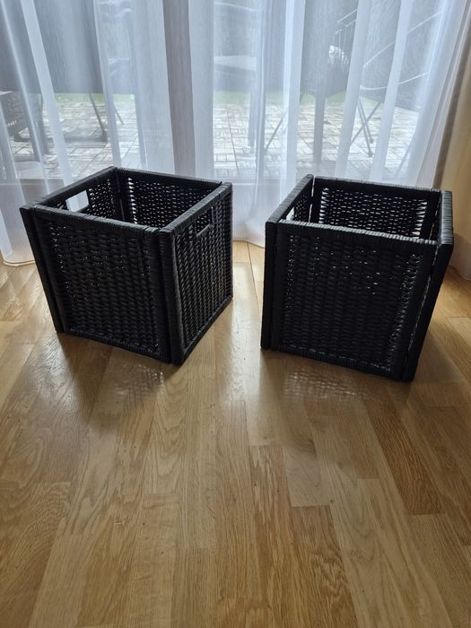 IKEA BRANAS kosz wkład do Kallax pojemnik, ciemnoszary 32x34x32 cm