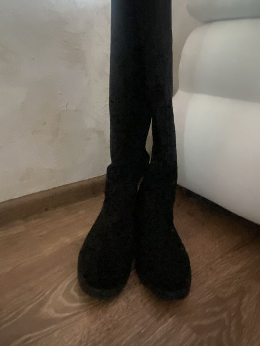 Kozaki długie zamszowe rozmiar 41