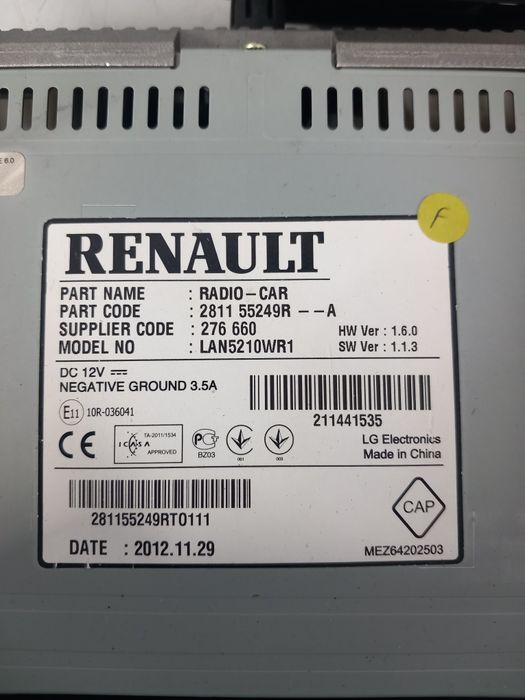 Radio Renault Clio IV