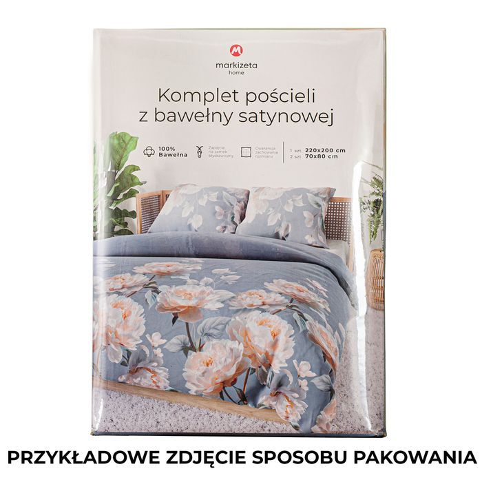 MANGORA Komplet pościeli z bawełny satynowej 220x200cm 100154/SAT/001/220200/1