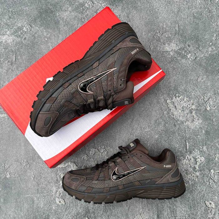 !SALE! Кросівки Nike P-6000 Brown Chocolate Premium 41 42 43 44 45 найк п-6000