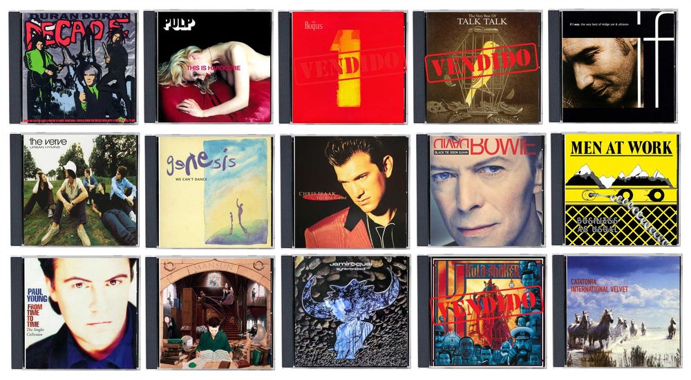 Pop, Rock: Lote de 60 CD's (11)