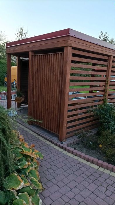Zabudowa tarasy balkony zadaszenia konstrukcje szkieletowe