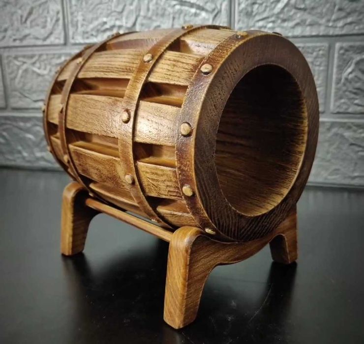 Stojak na wino beczka