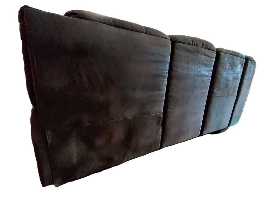 Sofá modular castanho 6 lugares