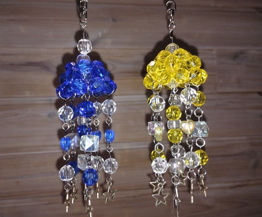 Брелоки Медузки з намистин