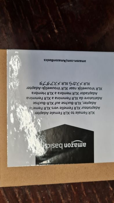 Adapter XLR żeński na XLR żeński do mikrofonu itp