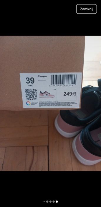 Buty champion białoróżowe