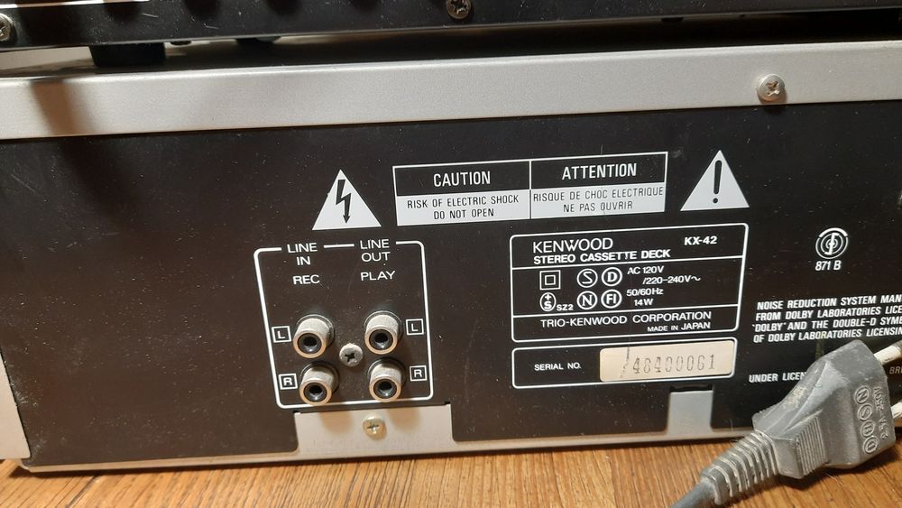 Wieza Kenwood Silver srebrna lata 80 te