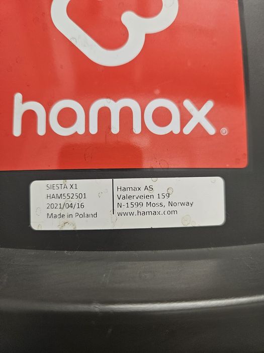 Fotelik rowerowy hamax siesta