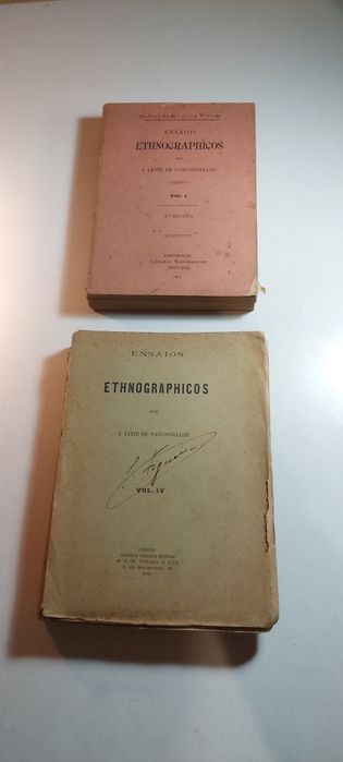Ensaios Ethnographicos - Leite de Vasconcellos (Vol. I e IV)