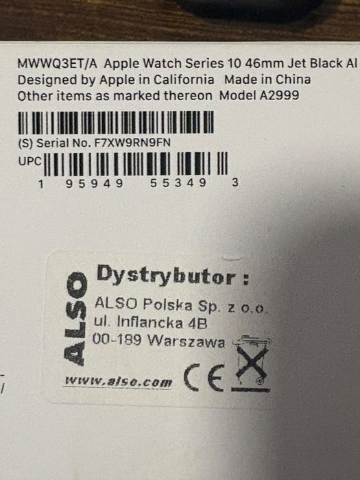 Apple Watch 10, 46mm, Black