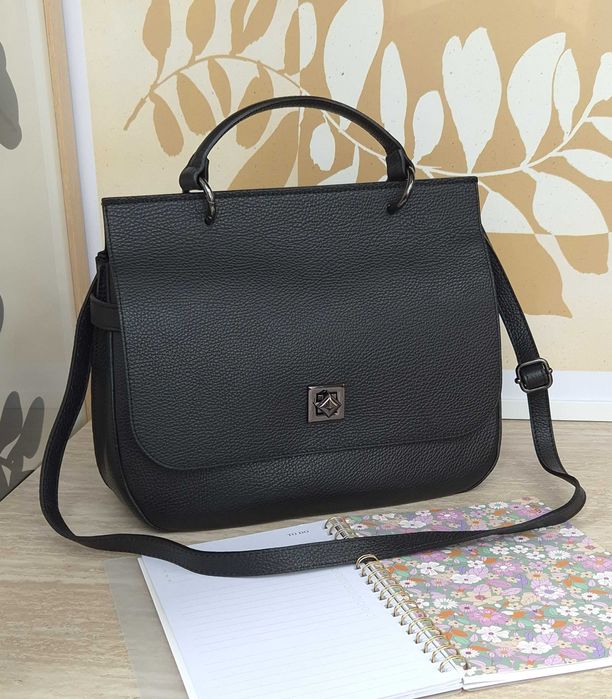 Sale. Кожаная итальянская женская сумка портфель. Шкіряна сумка