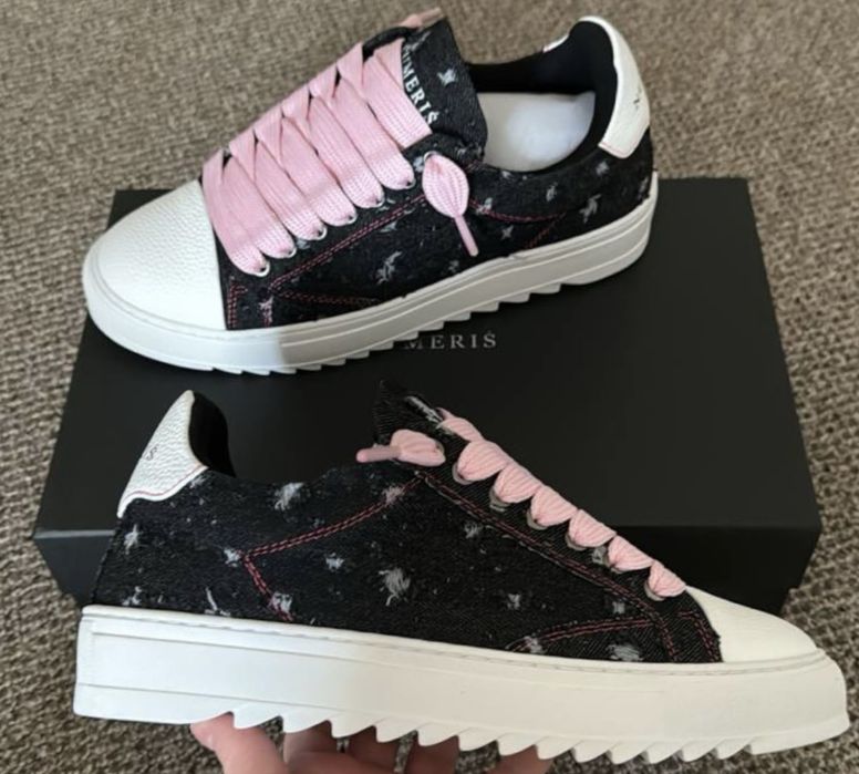 ‼️РОЗПРОДАЖ‼️Снікерси Numeris Atelier Denim Pink/ Нумеріси/ Раф Сімонс