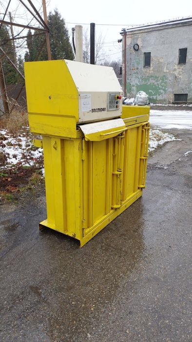 Belownica dwukomorowa bramidan do foli odpadów makulatury kartonu peta