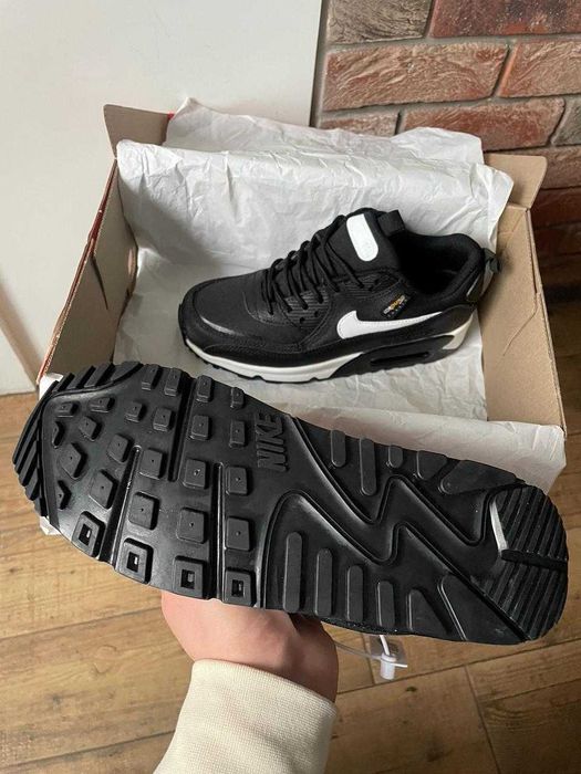 !!WOW!! Nike Air Max 90 Surplus Black White 36 37 38 39 40 41 42 43 44