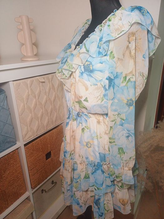 Sukienka kwiaty boho wesele