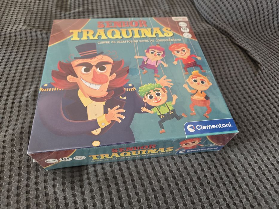 Jogo Tabuleiro Novo "Senhor Traquinas"