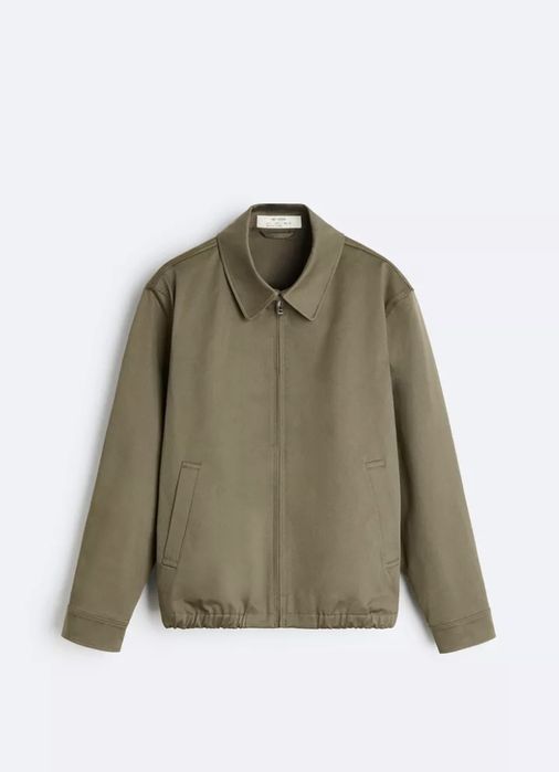 Zara Man Orgins kurtka Szwedka wiatrówka regular fit XL khaki