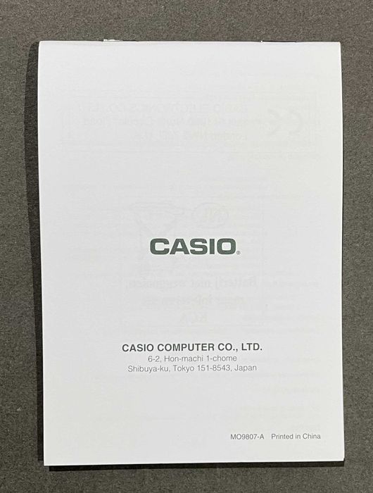 Manual Casio SF-6500SY SF-6700SY SF-6900SY