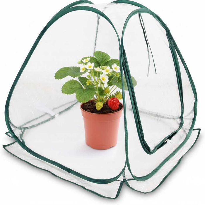 Mini foliowa szklarnia miniszklarniа na warzywa kwiaty przezroczysta