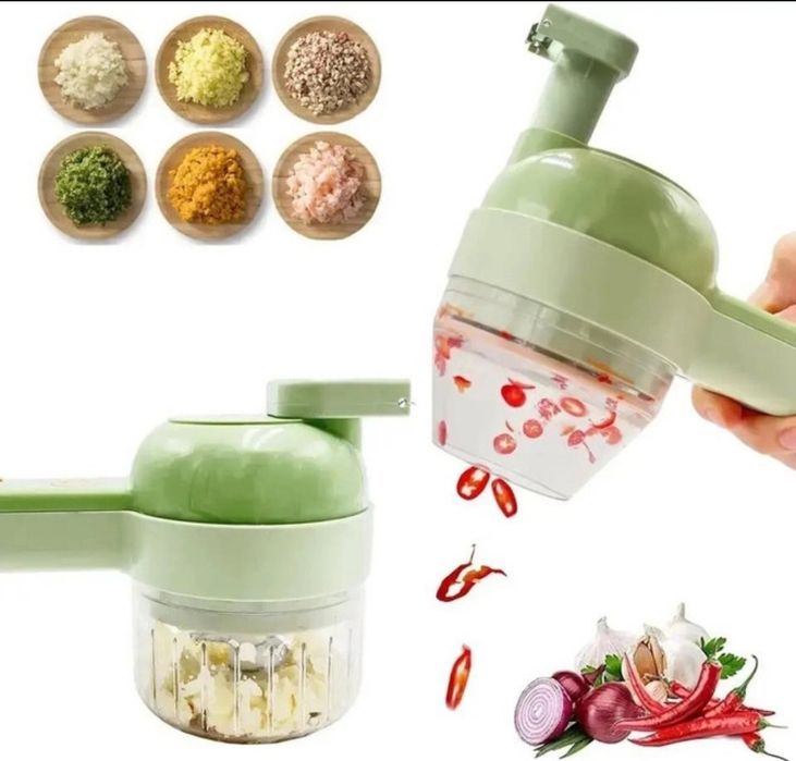 Многофункциональный электрический ручной измельчитель для овощей
