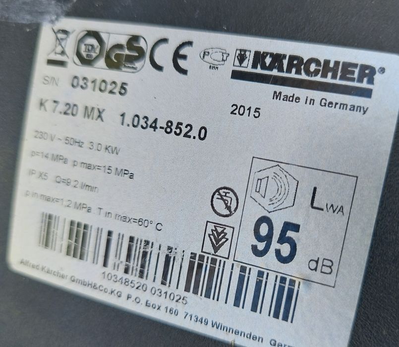 Myjka karcher k 7.20