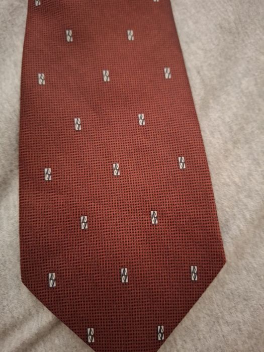 Krawat bordowy szeroki