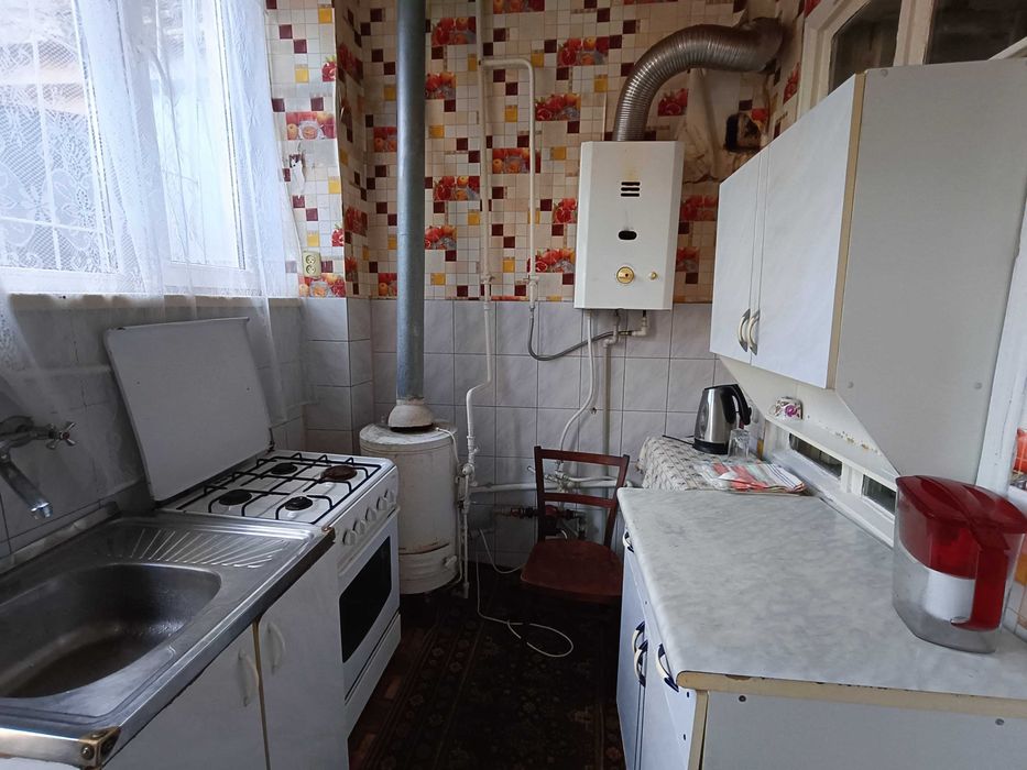 2 ком со своим двориком, АГВ, колонка, можно под гос. программы