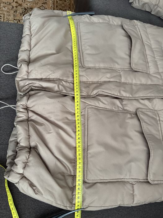 Bezowy  puchowy. plaszcz H&M roz M