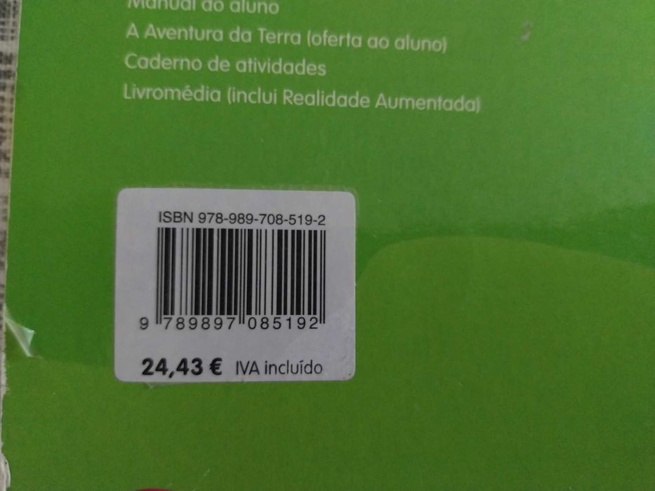 Manual e caderno de actividades Ciências Naturais 7° ano