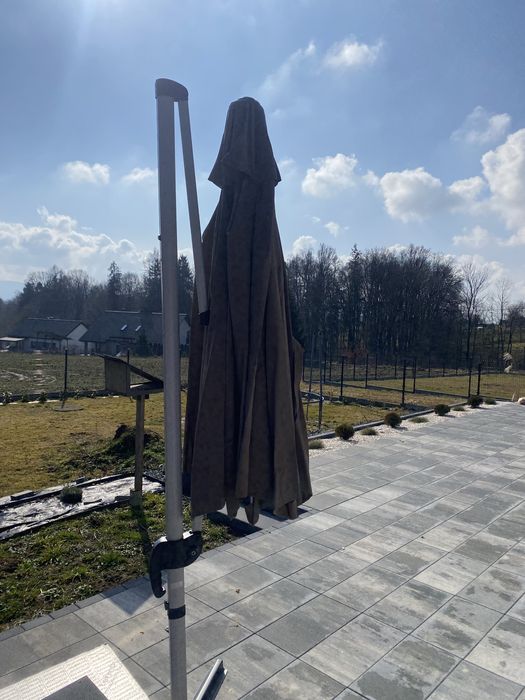 Parasol ogrodowy 3.3m obrotowy