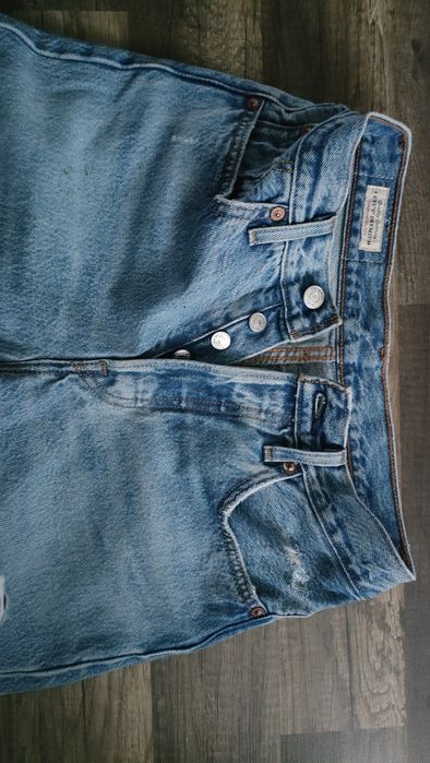 šwietne przecierane spodnie LEVI'S 501  24/26