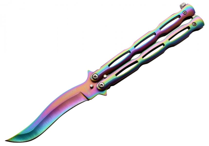 Nóż motylkowy Martinez Albainox Rainbow 36297