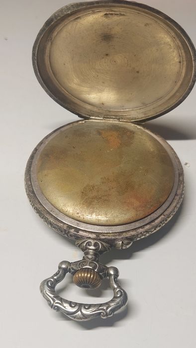 Антикварные карманные часы Doxa Lonville «Бобслей» (Швейцария)