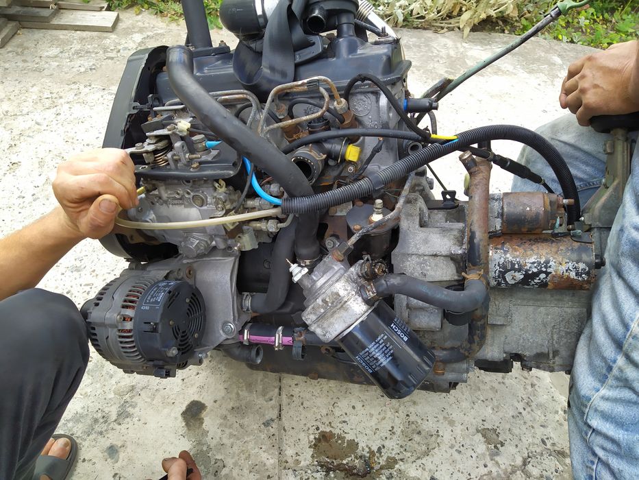 Двигатель Фольксваген т4 1.9td ABL