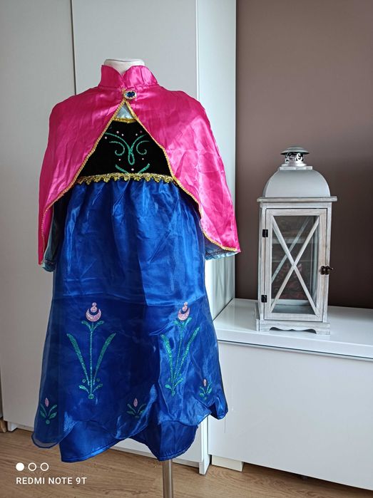 NOWY strój karnawałowy ANNA ANNY Kraina Lodu Frozen kostium 98/110 (10