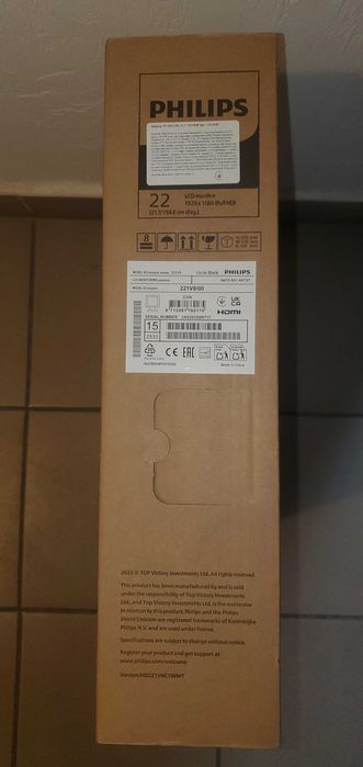 Монітор Philips 221V8 (FullHD) (Абсолютно НОВИЙ!)