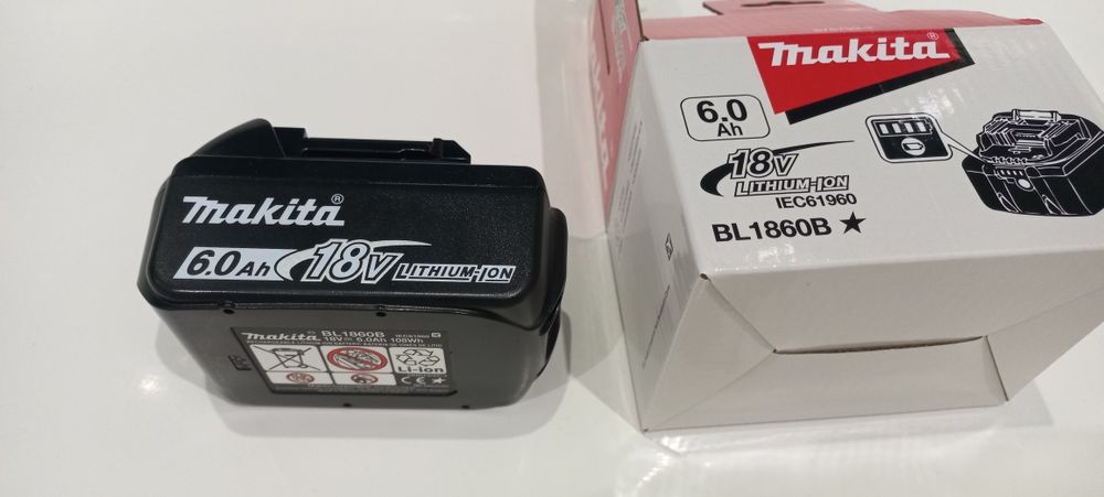 2sztuki baterii Makita 6ah 18v
